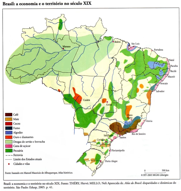 Economia e território - Brasil (Foto: Reprodução)