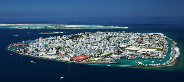 Malé, capital das Maldivas (Foto: Wikimedia Commons)