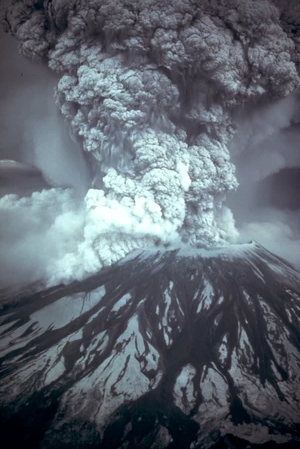 Erupção do Santa Helena, em 1980 (Foto: Wikimedia Commons)