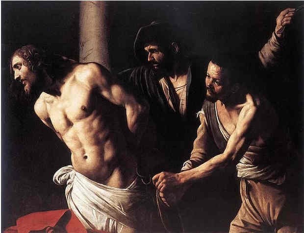 A Flagelação de Cristo (Foto: Pintura: Caravaggio / Reprodução)