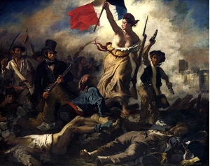 A Liberdade Guiando o Povo (1830) (Foto: Pintura: Eugène Delacroix/Reprodução)