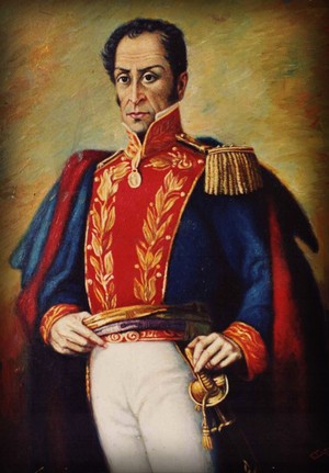 Simón Bolívar, líder da independência  (Foto: Reprodução)